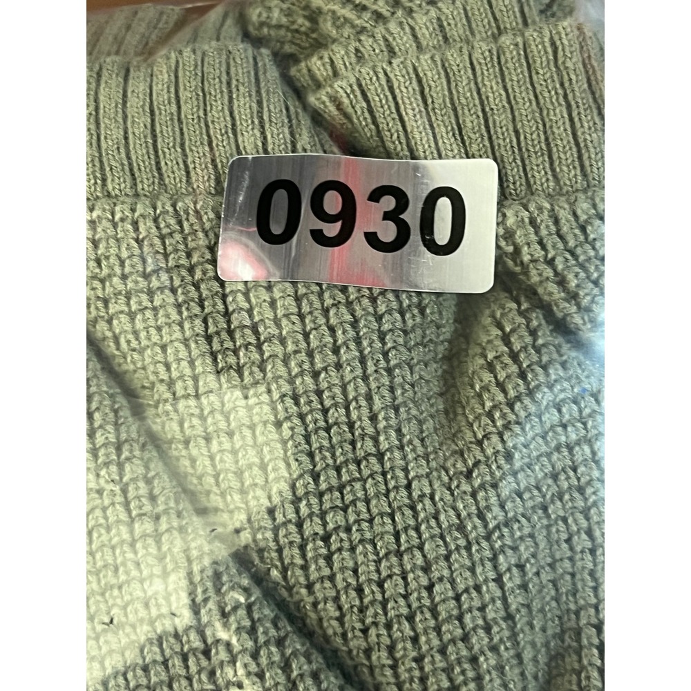 Lauren Ralph Lauren Womens Olive Green Waffle Knit Raglan Hoodie Sweater Large - Picture 15 of 15